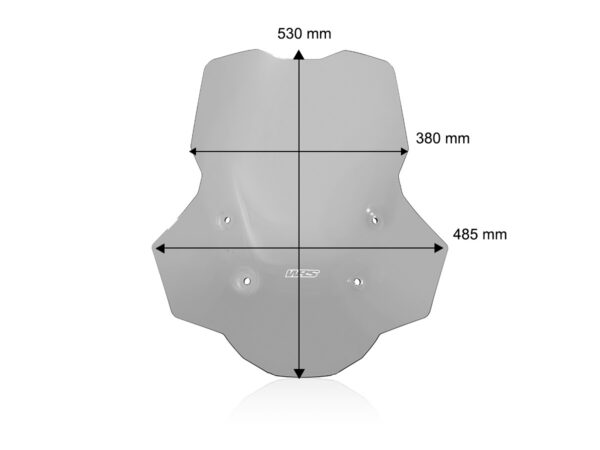 WRS WINDSCREEN CAPONORD PLUS NO RADAR BMW R 1300 GS / ADV 2023-2024 — изображение 43