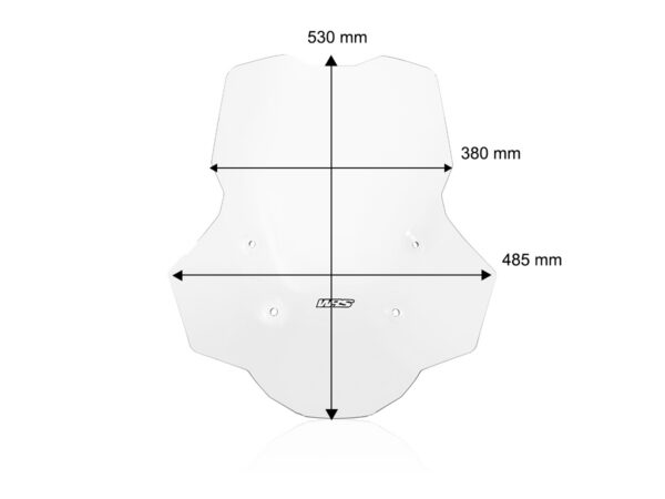WRS WINDSCREEN CAPONORD PLUS NO RADAR BMW R 1300 GS / ADV 2023-2024 — изображение 44