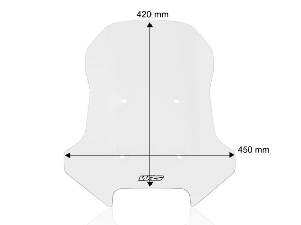 WINDSCREEN CAPONORD WRS CF MOTO 450 MT / IBEX 450 2024 — изображение 21