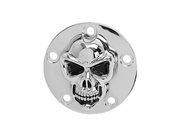 Skull Point Cover 5-hole Chrome