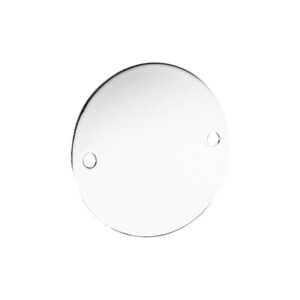 Smooth Point Cover 2-hole Chrome