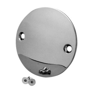 Domed Point Cover 2-hole Chrome