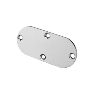 Flat Inspection Cover Without countersunk holes Chrome