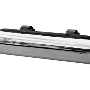 7" Straight Universal Exhaust Heat Shield Chrome
