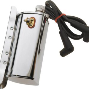 OEM Style Ignition Coil Chrome 5 Ohm Dual Fire