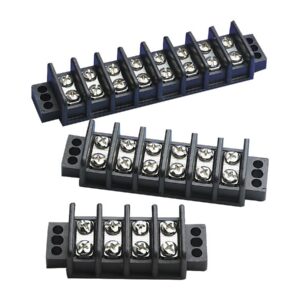 Electrical Junction Blocks 8 Connections Black
