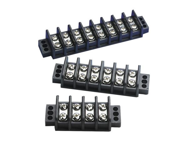 Electrical Junction Blocks 8 Connections Black