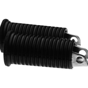 Stock Replacement Large Diameter Footpegs Black
