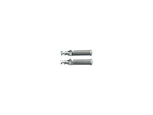 O-Ring Passenger Pegs with Stud Mount Chrome