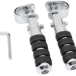 Clamp-On Footpeg Set Chrome