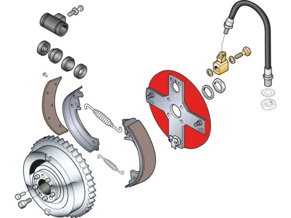 BRAKE DRUM BACKING PLATE — изображение 2