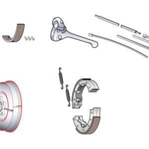 BRAKE DRUM 67-71