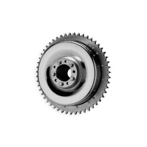 Chrome Brake Drum with Sprocket