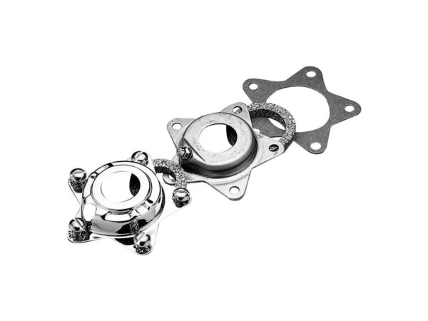 Star Hub Cover Kit Chrome