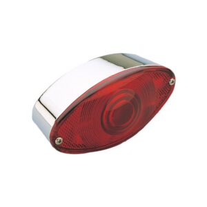 Cateye Taillight Chrome Dual Filament