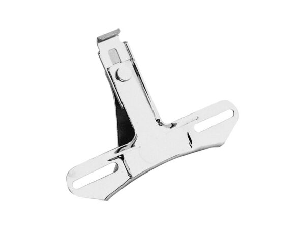 OEM-Style Top Mount License Plate Bracket 2-hole Chrome — изображение 2
