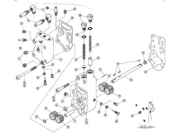 FITTING-CHR-PRI.CHAIN OIL Fitting