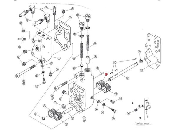 DRIVE GEAR-OIL RETURN Drive Gear - Oil Return — изображение 2