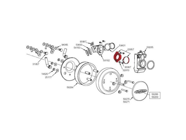 INTAKE ADAPTER FOR HS40/HSR-42