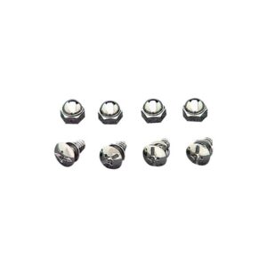 License Plate Mounting Screws Chrome