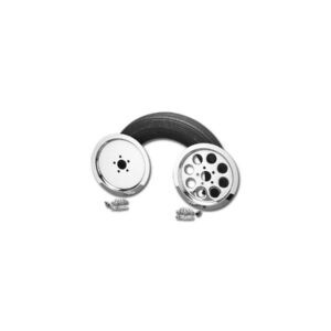 CHROME REAR PULLEY INSERT 65T