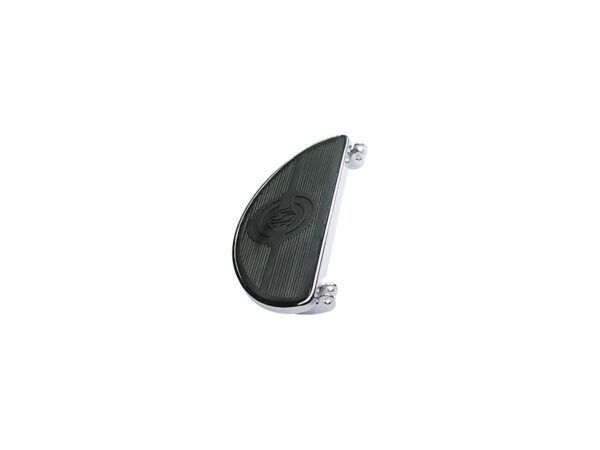 Original Equipment Style Floorboards Solid Footpad, Oval Shape Chrome