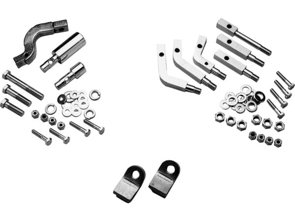 OEM-Style Floorboard Bracket Kit Chrome