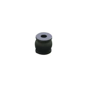 Vintage-Style Oval Floorboard Replacement Bumpers Black
