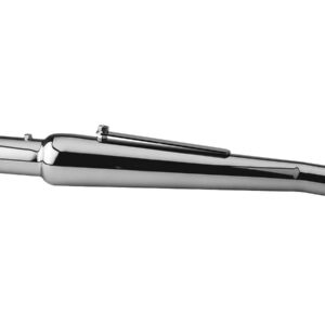 Trumpet Muffler Upswept Style, 20" long Chrome