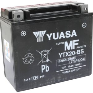 Maintance Free YTX20L-BS Battery Dry Battery with Acid Pack AGM 270 A 18.0 Ah