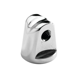 Headlight Mounting Block Measures 1 1/4" base diameter with 3/8"-16 hole Chrome