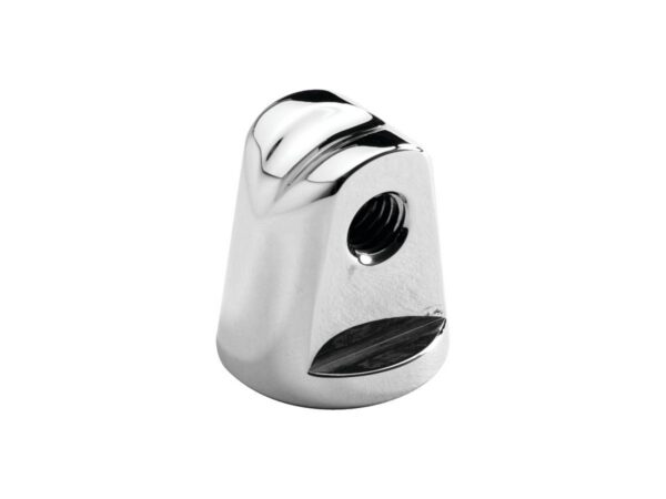 Headlight Mounting Block Measures 1 1/4" base diameter with 3/8"-16 hole Chrome