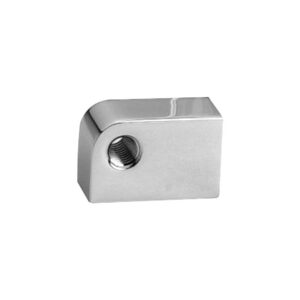 Headlight Mounting Block Measures 1 1/2"-long, 3/4"- thick with 3/8"-16 holes Chrome