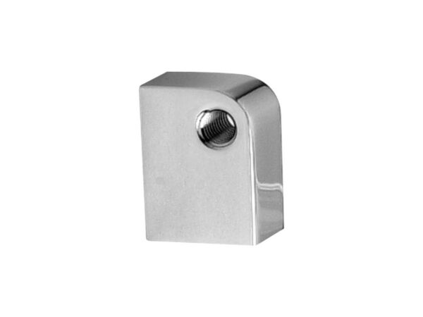 Headlight Mounting Block Positions housing 1 1/8" vertical and 7/16" forward offset Chrome