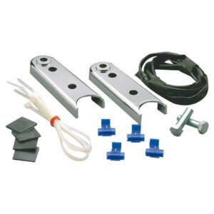Rear Turn Signal Strut Relocation Kit Chrome