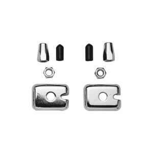Chain Adjuster Cover With cover nuts Chrome