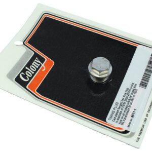 Oil Tank Drain Plug Plug only Chrome 5/8"-18 UNF