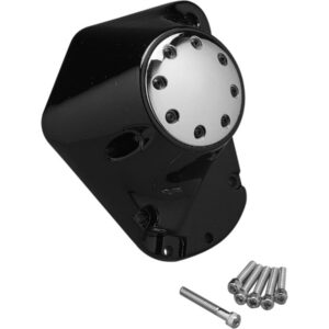 Riveted Point Cover Black Chrome