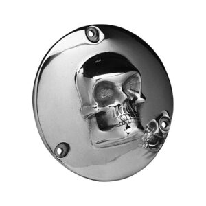 Skull Derby Cover 4-hole Polished
