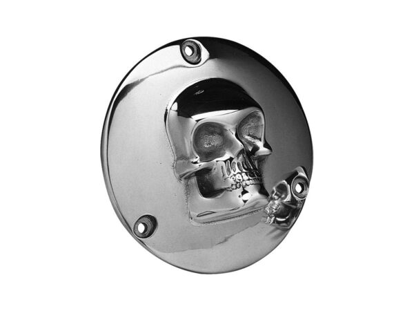Skull Derby Cover 3-hole Polished
