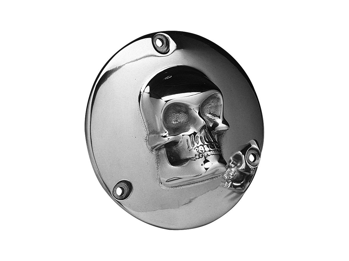 Skull Derby Cover 3-hole Polished