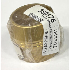 2-1/4 In Brass Exhaust Tip