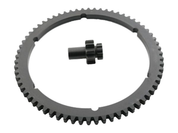66T STR.RNG GR AND 9TOOTH PIN.GR Starter Ring Gear with Starter Pinion Gear 66 Tooth Ring Gear and 9 Tooth Starter Gear