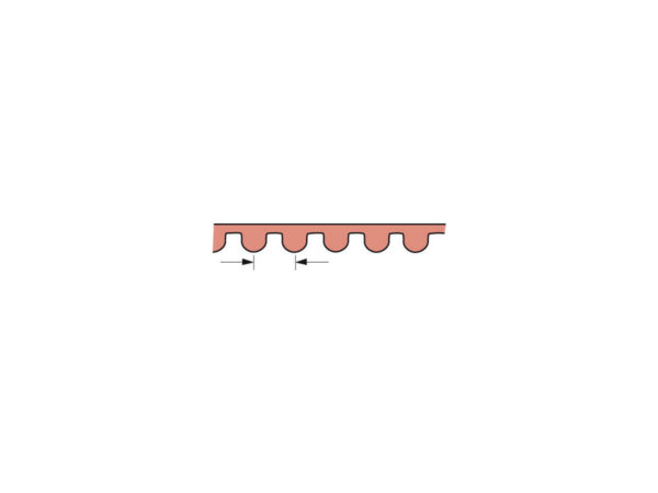 Gates HTD Rubber Primary Drive Belt 14 mm 1 1/2" 78 teeth — изображение 2