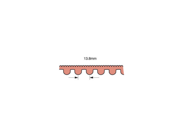 Gates HTD Poly Chain Primary Drive Belt 13,8 mm 1 1/2" 78 teeth — изображение 2