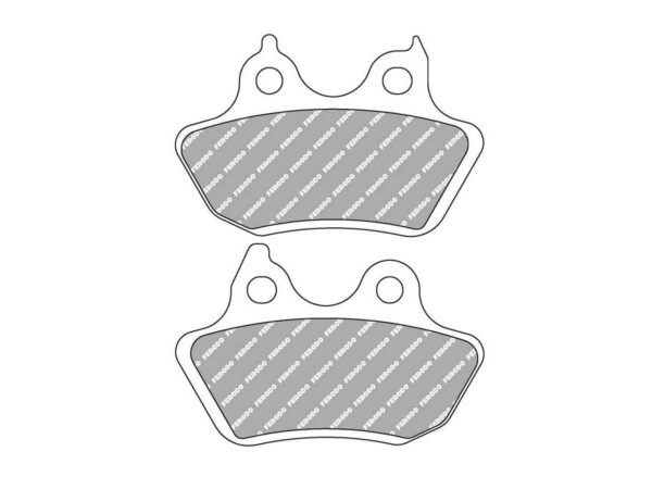 Road Platinum Mid-Metallic Brake Pads Organic Rear