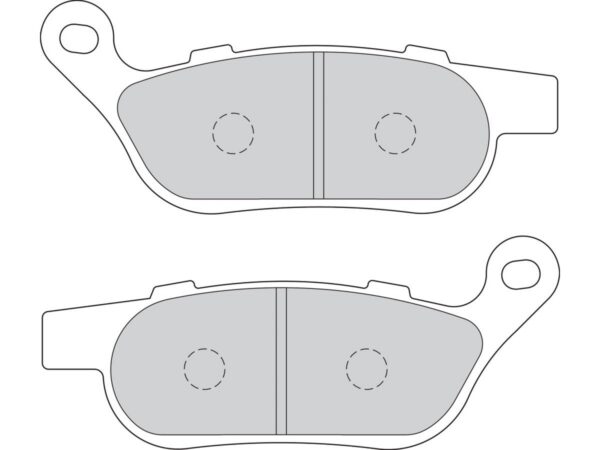 Road Sintered Brake Pads Sinter Rear