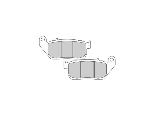 Road Platinum Mid-Metallic Brake Pads Organic Front