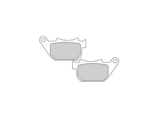 Road Platinum Mid-Metallic Brake Pads Organic Rear