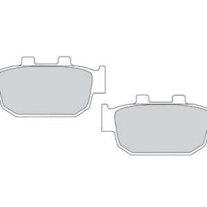 Road Platinum Mid-Metallic Brake Pads Organic Rear